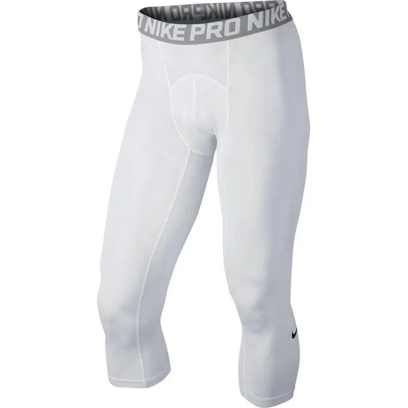 Nike Pro NBA 3/4 Compression Pants Tights White/Gray NWOT Sz XXLT 2XLT 