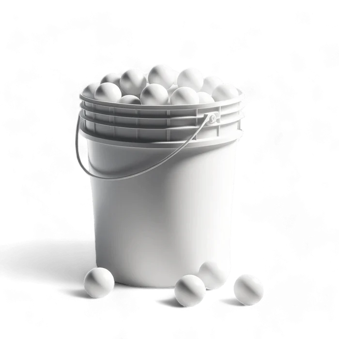 NOCSAE Approved Lacrosse Balls - 60 Ball Bucket